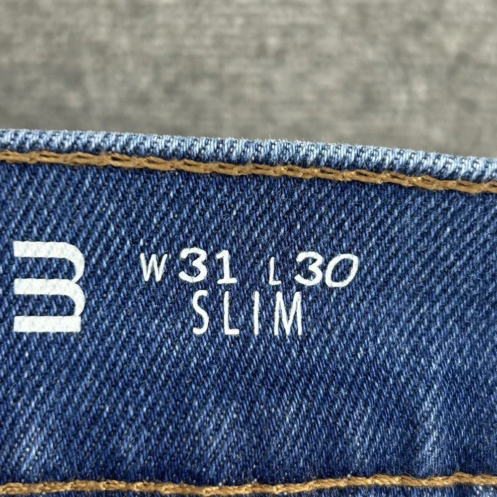Mott & Bow Slim Fit Jeans Men Size 31x30 Blue Denim Casual - Picture 5 of 11